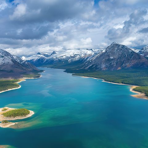 nature-lake-scenery-aerial-view-spray-lakes-reservoir-canada-uhdpaper.com-4K-8.2854